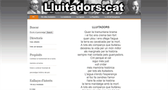 Desktop Screenshot of lluitadors.cat